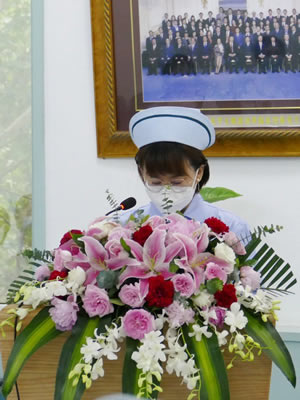 血透护士长樊菊花发言